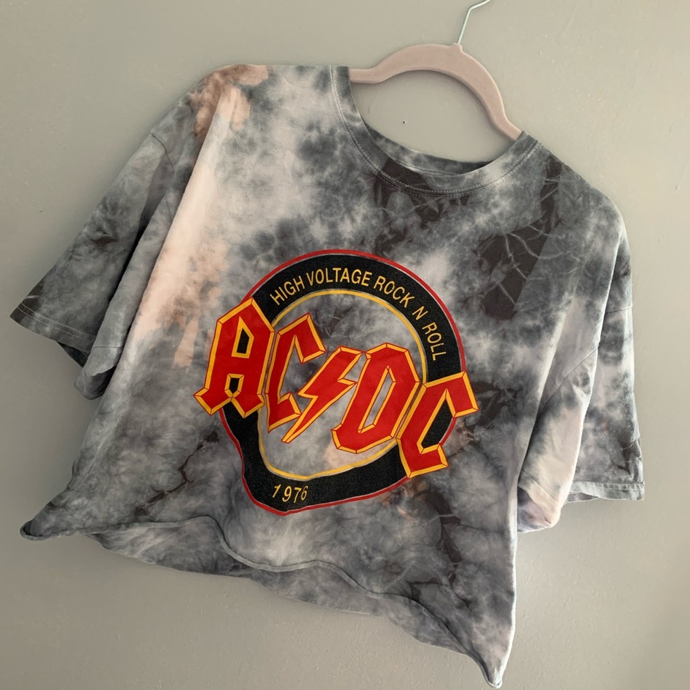 ACDC Crop Top